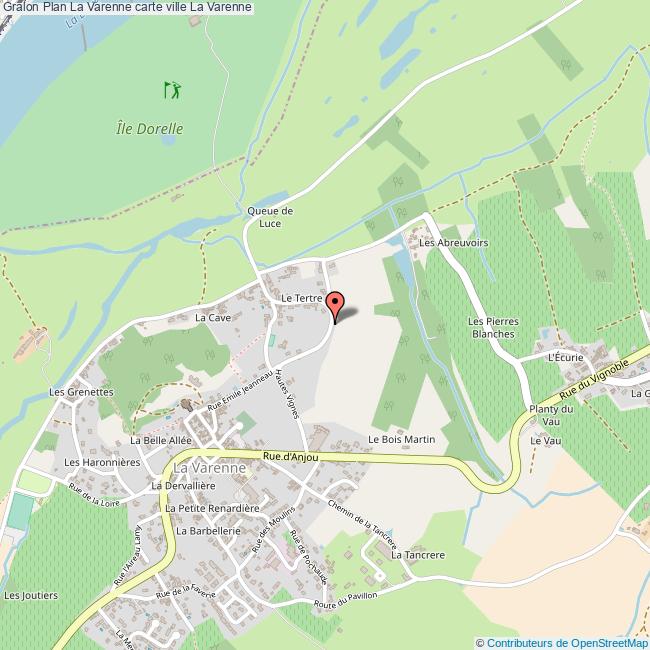 Plan La Varenne carte ville La Varenne