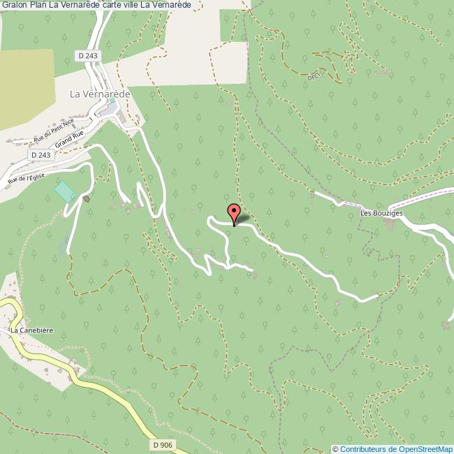 plan La Vernarède
