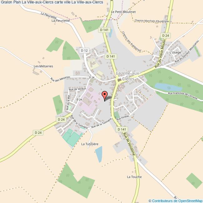 Plan La VilleauxClercs carte ville La VilleauxClercs Plan La VilleauxClercs carte ville La VilleauxClercs