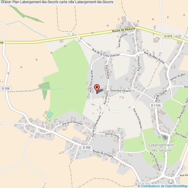 Plan LabergementlèsSeurre carte ville LabergementlèsSeurre