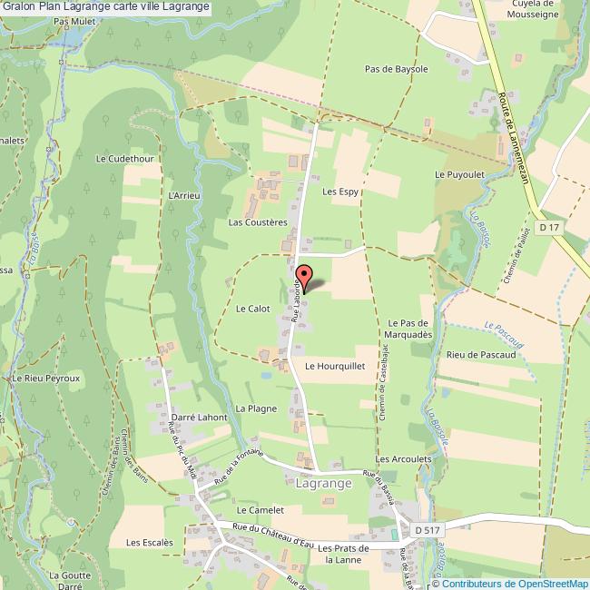 Plan Lagrange carte ville Lagrange