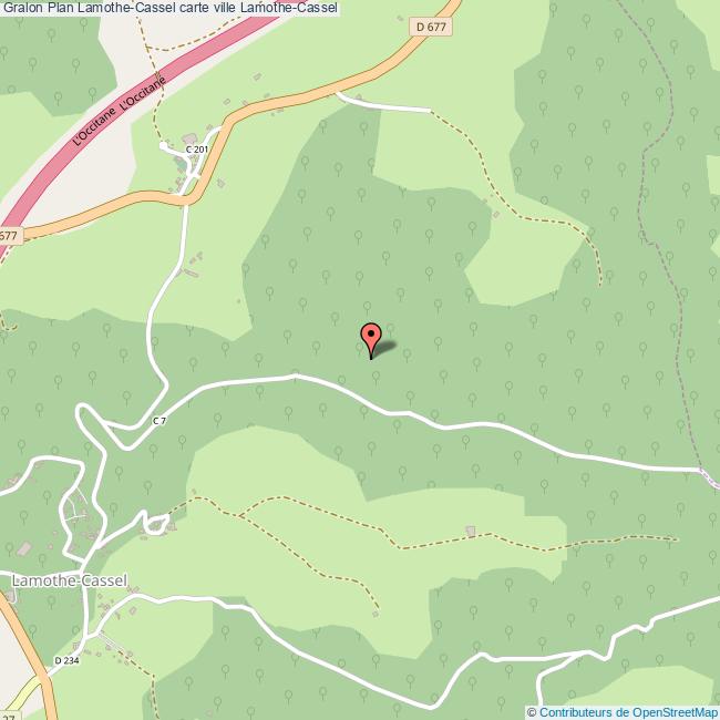 Plan LamotheCassel carte ville LamotheCassel