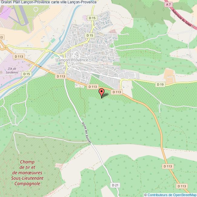 plan Lançon-Provence