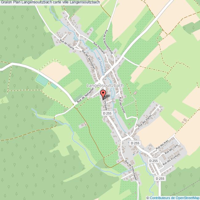 plan Langensoultzbach