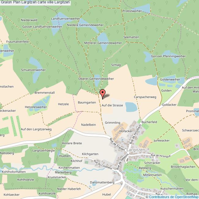 Plan Largitzen carte ville Largitzen