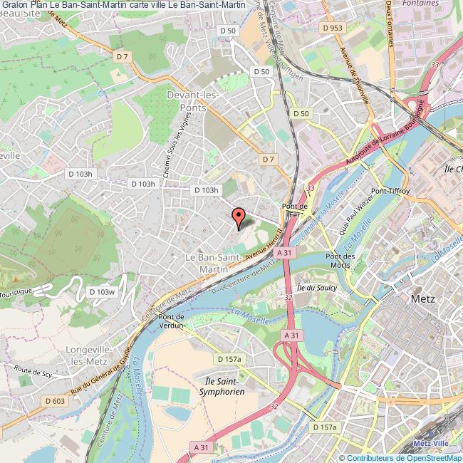 plan Le Ban-Saint-Martin