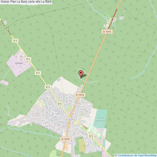 carte plus le barp - alsh le barp