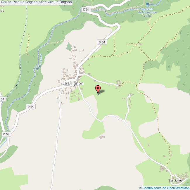 plan Le Brignon