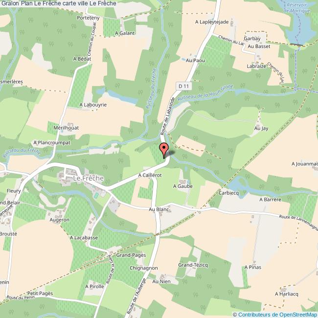 plan Le Frêche