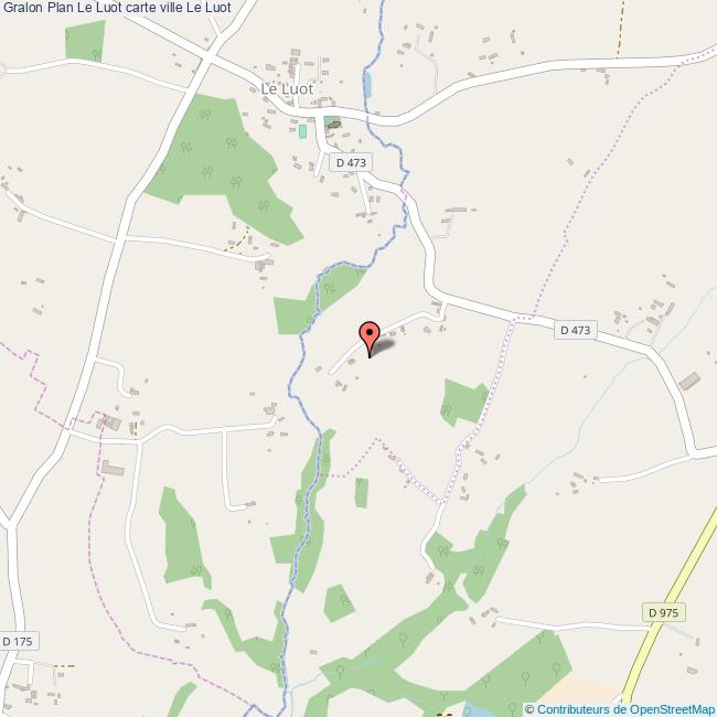 Plan Le Luot carte ville Le Luot