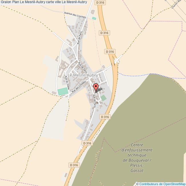plan Le Mesnil-Aubry