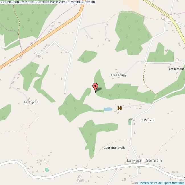 Plan Le MesnilGermain carte ville Le MesnilGermain