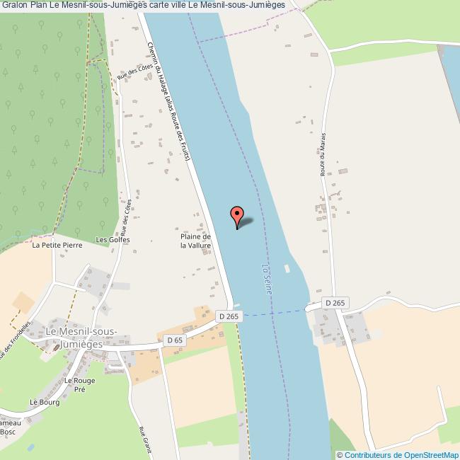 plan Le Mesnil-sous-Jumièges
