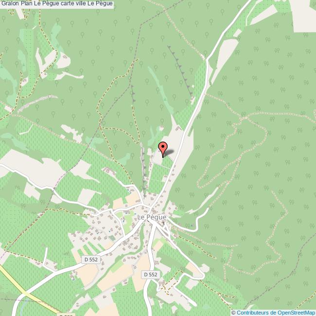 plan Le Pègue