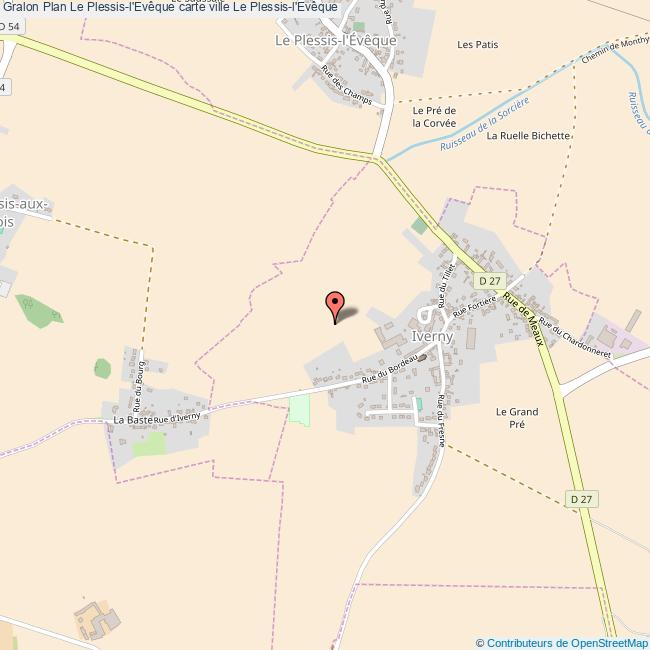 plan Le Plessis-l'Evêque