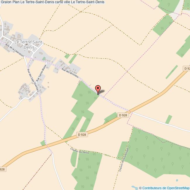 plan Le Tertre-Saint-Denis