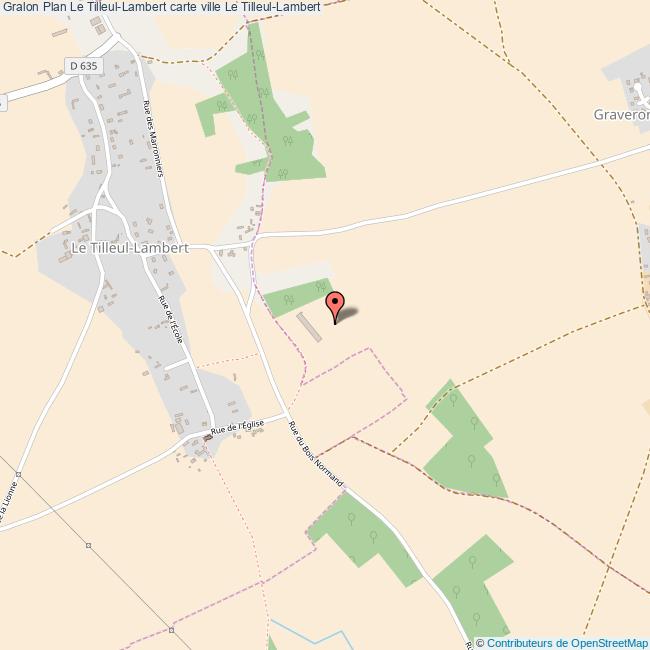 Plan Le TilleulLambert carte ville Le TilleulLambert