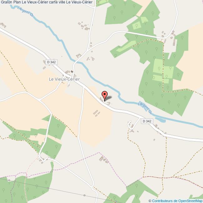 plan Le Vieux-Cérier