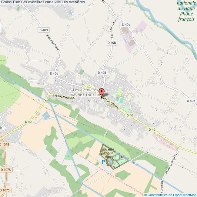 plan Les Avenières