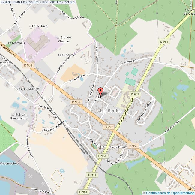 plan Les Bordes