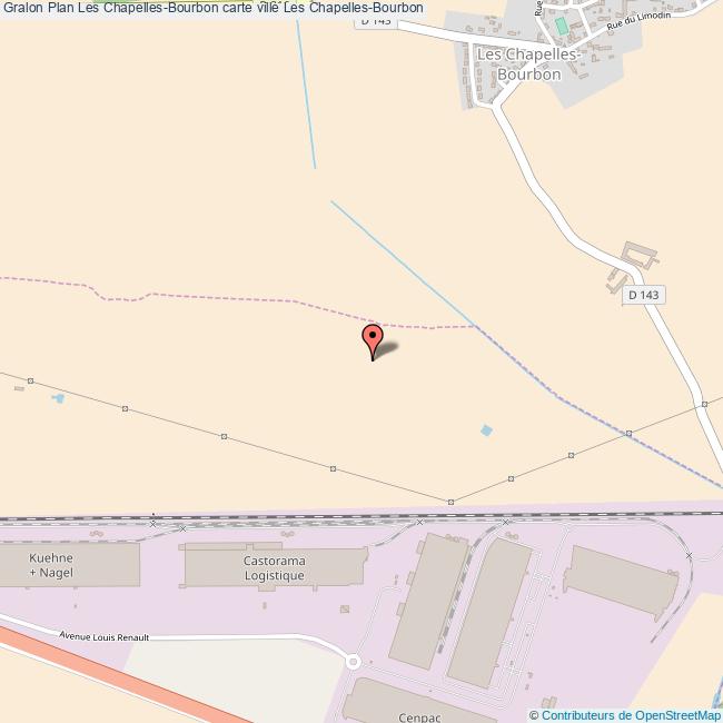 plan Les Chapelles-Bourbon