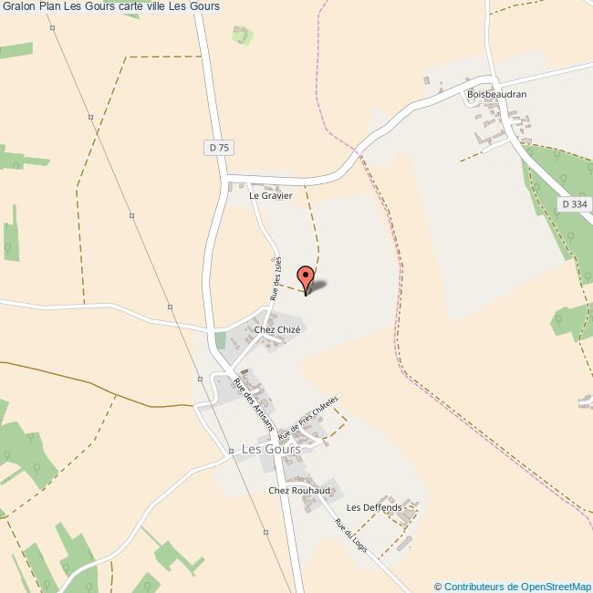 plan Les Gours