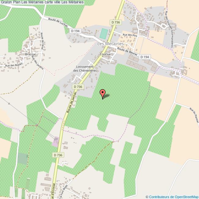 plan Les Métairies