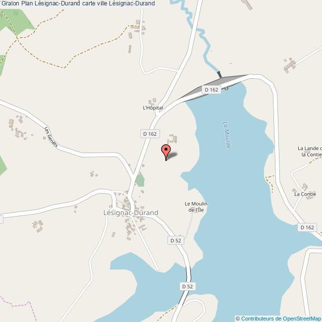 plan Lésignac-Durand