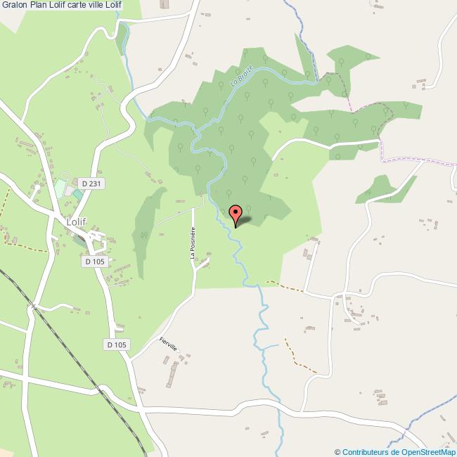 Plan Lolif carte ville Lolif
