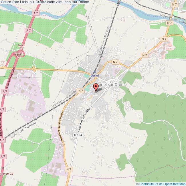 plan Loriol-sur-Drôme