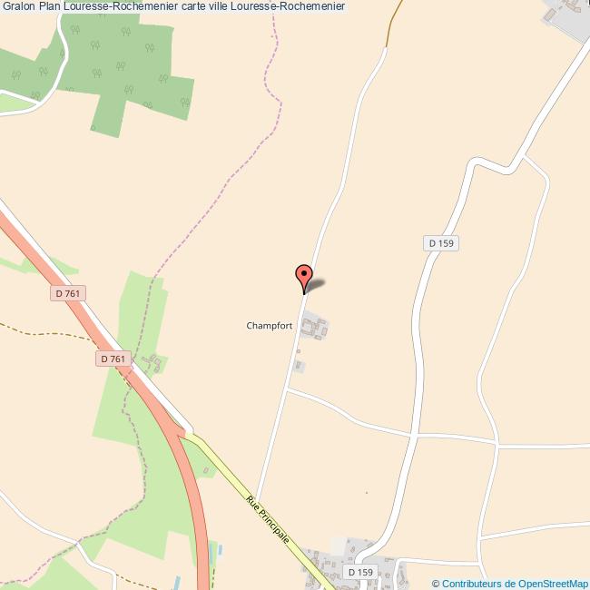 plan Louresse-Rochemenier