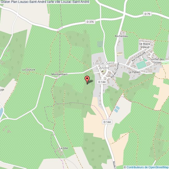 plan Louzac-Saint-André