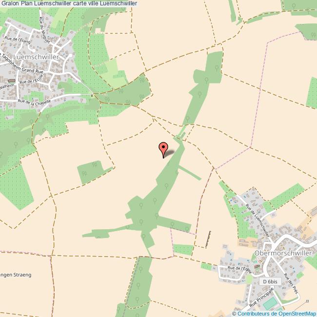 Plan Luemschwiller carte ville Luemschwiller