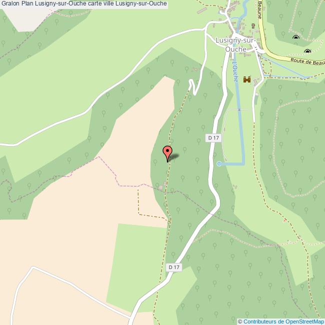 plan Lusigny-sur-Ouche