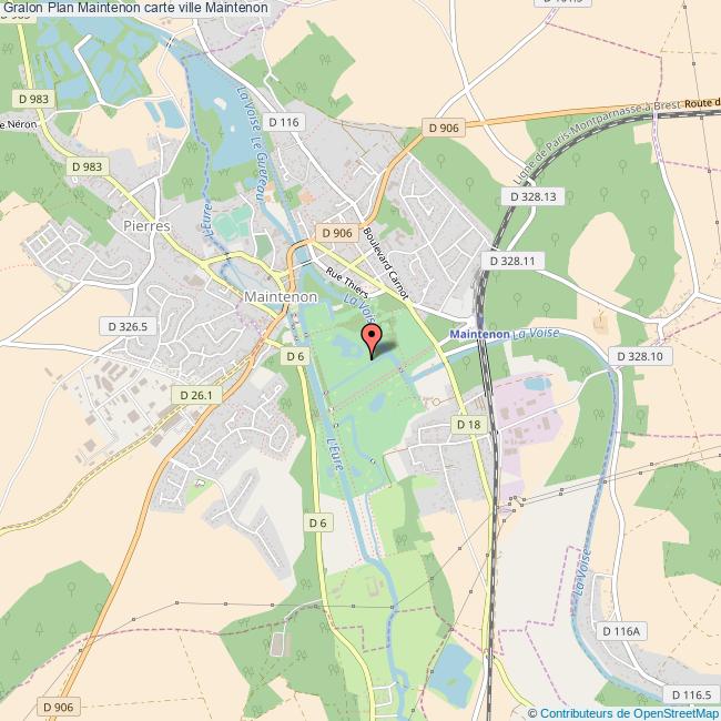 Le Plan De La Ville De Maintenon Le Plan De La Ville De Maintenon
