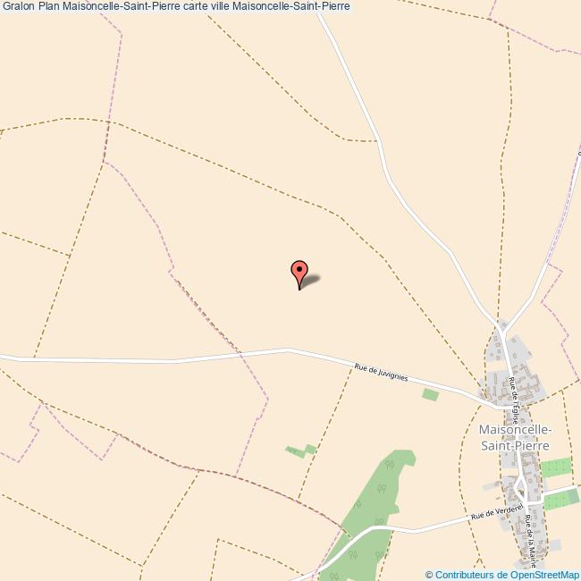 Plan MaisoncelleSaintPierre carte ville MaisoncelleSaintPierre