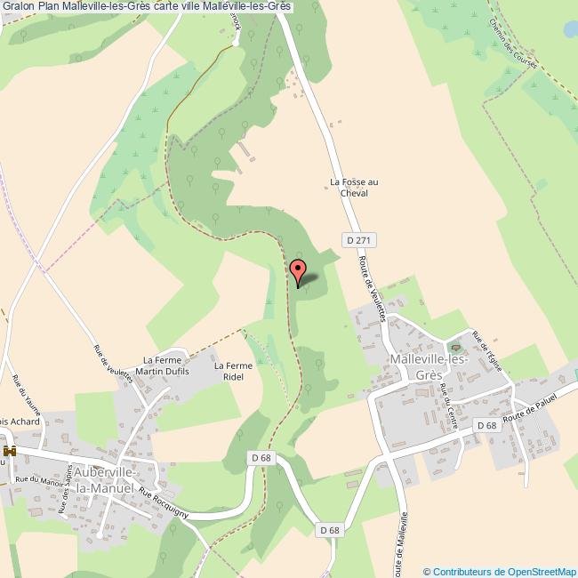 Plan MallevillelesGrès carte ville MallevillelesGrès