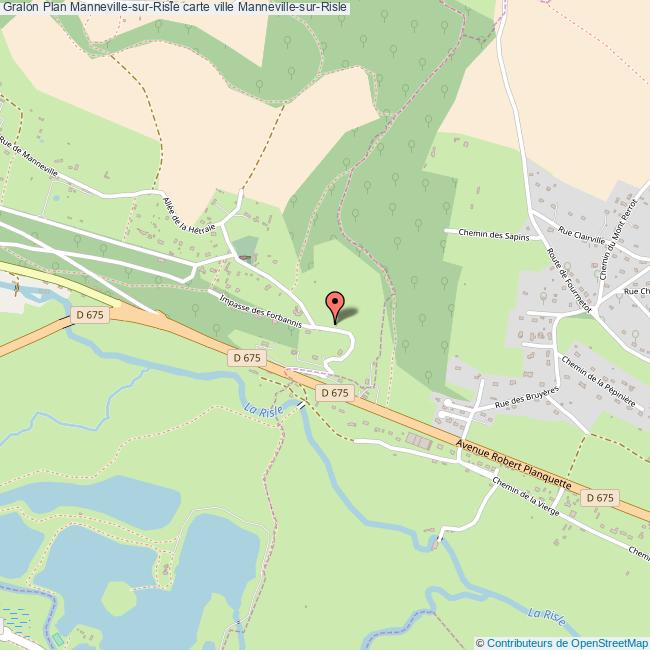 plan Manneville-sur-Risle