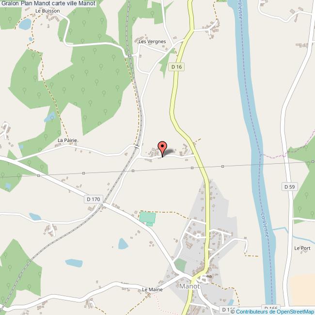 Plan Manot carte ville Manot