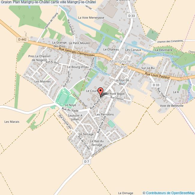 Plan Marigny Le Chatel Carte Ville Marigny Le Chatel Plan Marigny Le Chatel Carte Ville Marigny Le Chatel