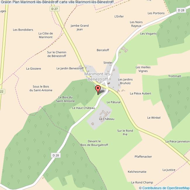plan Marimont-lès-Bénestroff
