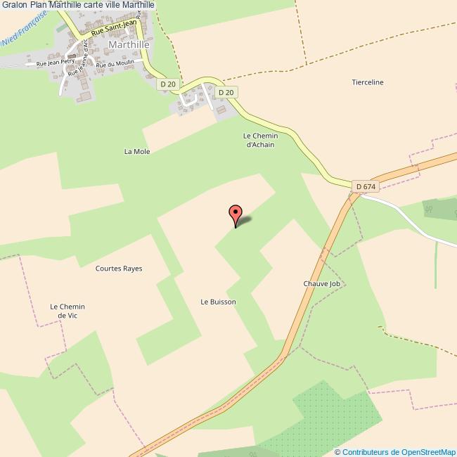 Plan Marthille carte ville Marthille