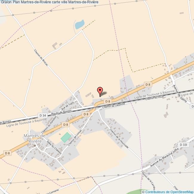 Plan MartresdeRivière carte ville MartresdeRivière