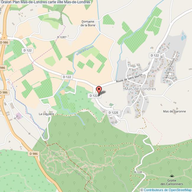 plan Mas-de-Londres