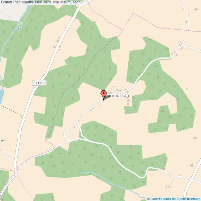 Plan Maumusson carte ville Maumusson