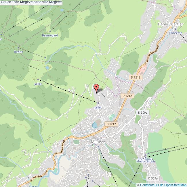plan Megève