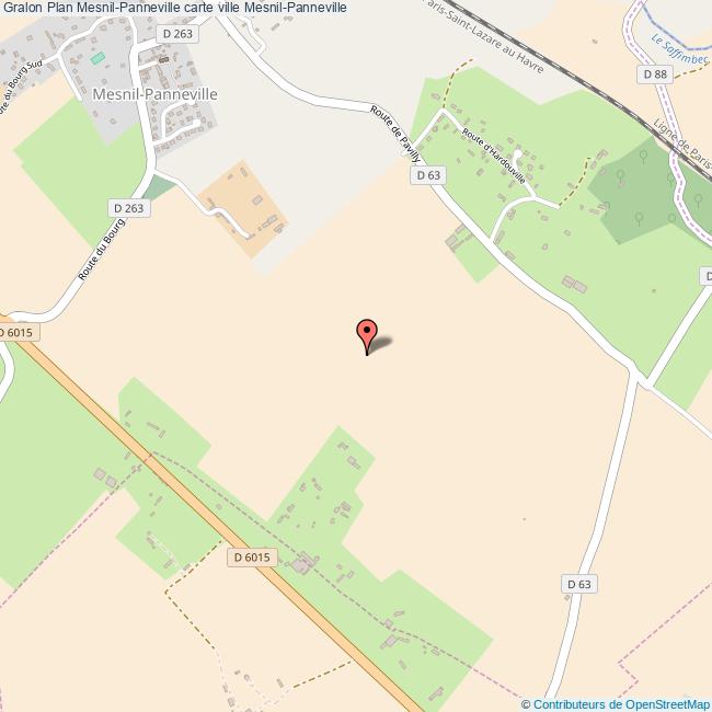 Plan MesnilPanneville carte ville MesnilPanneville