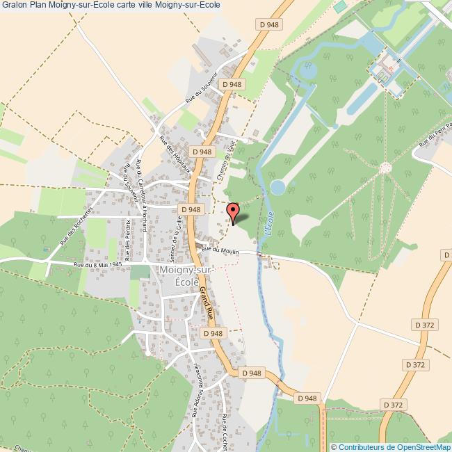 plan ville Moigny-sur-Ecole