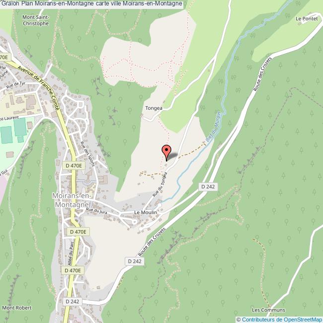 plan Moirans-en-Montagne