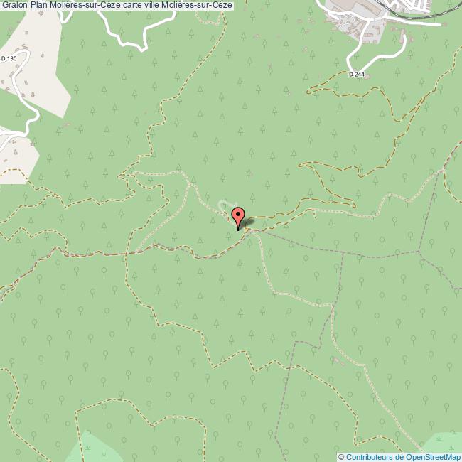 plan Molières-sur-Cèze